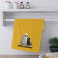 Halloween Ghost & Kitty Tea Towels - Spooky Cat and Ghost Designs