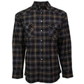 HOOey Flannel (Black/Cream) - Men's Work Shirt (Closeout)