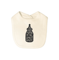graphic bib | house white