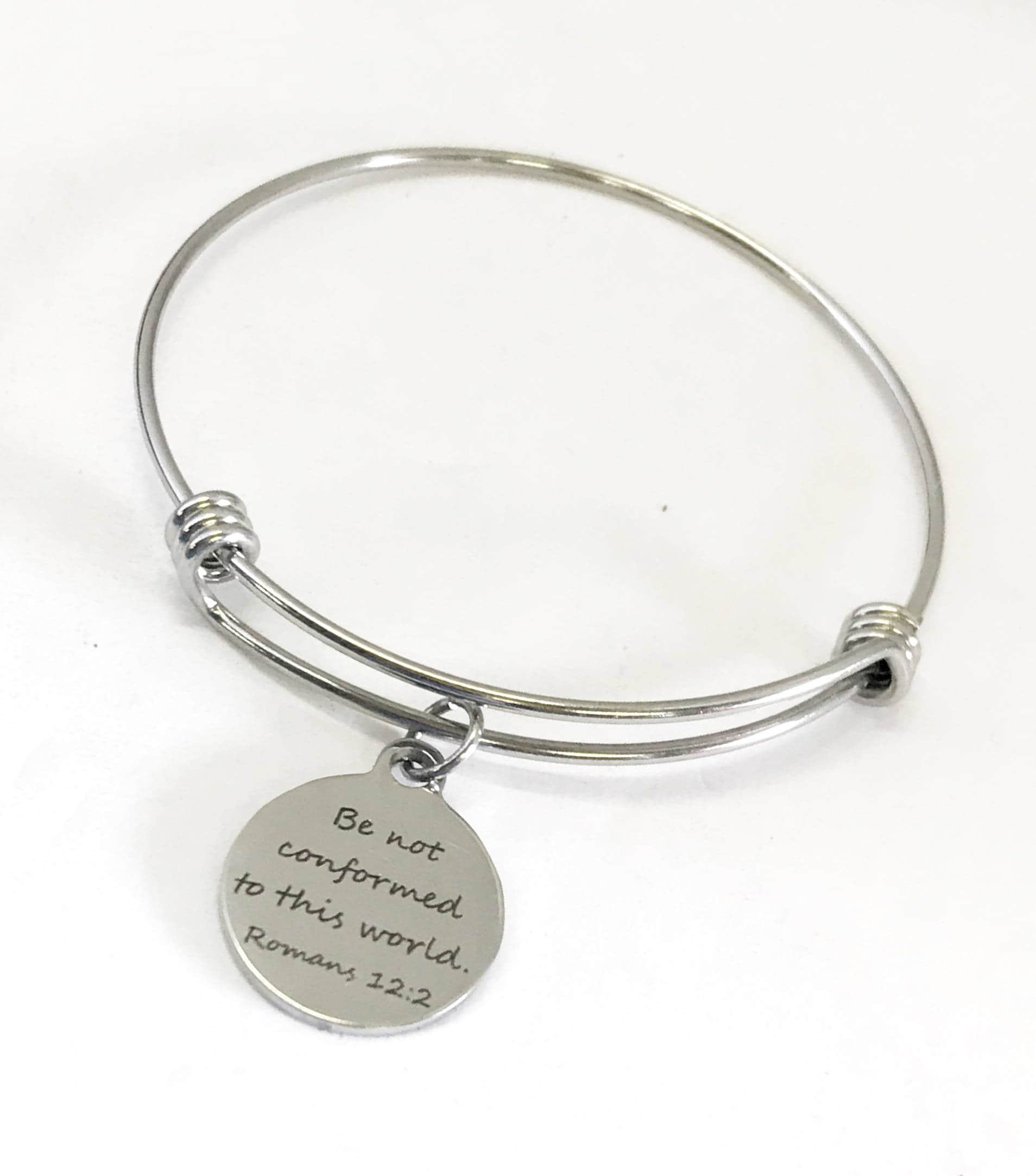 Christian Jewelry, Be Not Conformed To The World Bracelet, Romans 12 2 Bracelet, Christian Girls Group Gifts, Teen Girl Faith Gifts