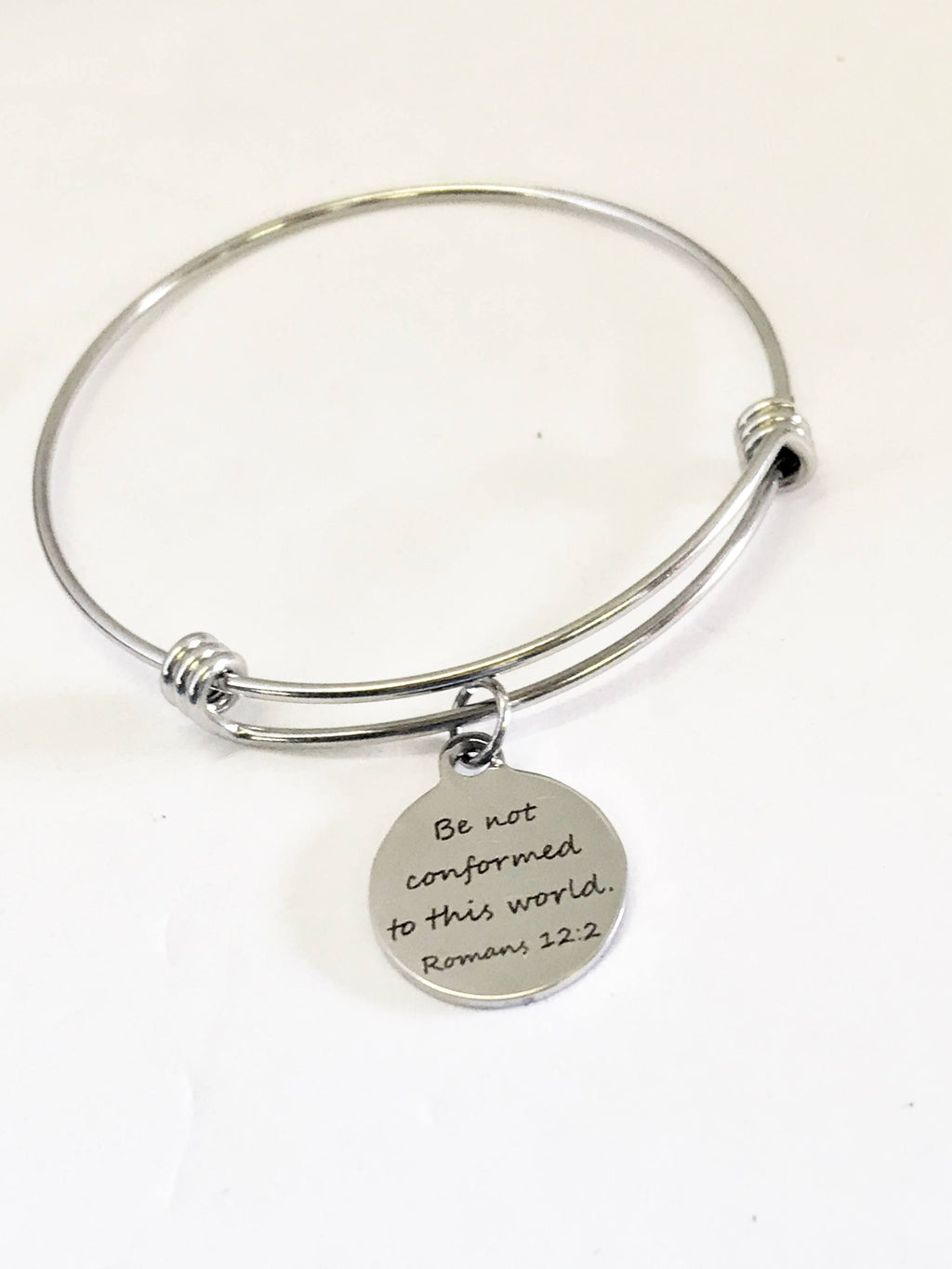 Christian Jewelry, Be Not Conformed To The World Bracelet, Romans 12 2 Bracelet, Christian Girls Group Gifts, Teen Girl Faith Gifts