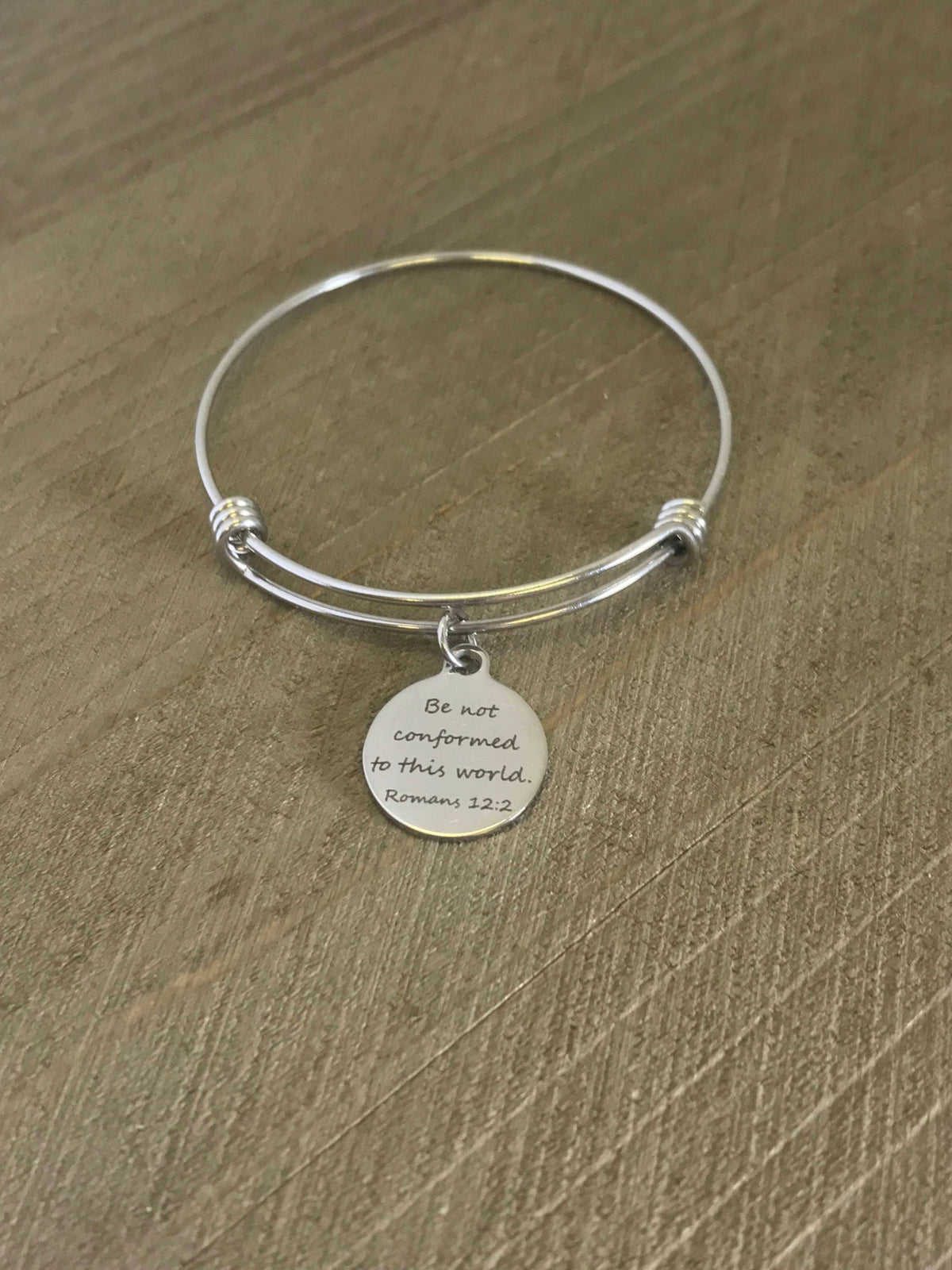 Christian Jewelry, Be Not Conformed To The World Bracelet, Romans 12 2 Bracelet, Christian Girls Group Gifts, Teen Girl Faith Gifts