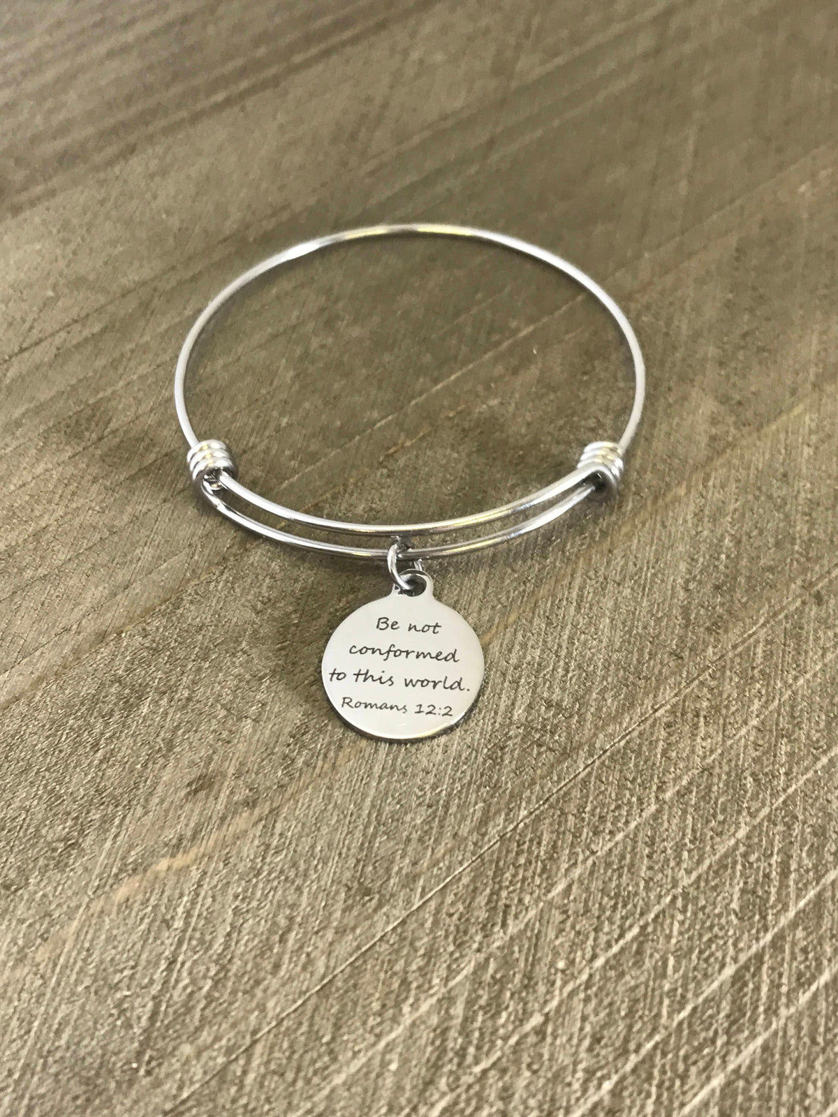 Christian Jewelry, Be Not Conformed To The World Bracelet, Romans 12 2 Bracelet, Christian Girls Group Gifts, Teen Girl Faith Gifts