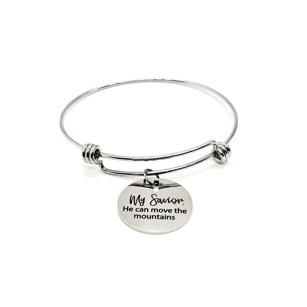 Faith Gift, My Savior, He Can Move The Mountains, Faith Bracelet, Mustard Seed Faith, Mountain Moving Faith, Faith Jewelry, Christian Gift