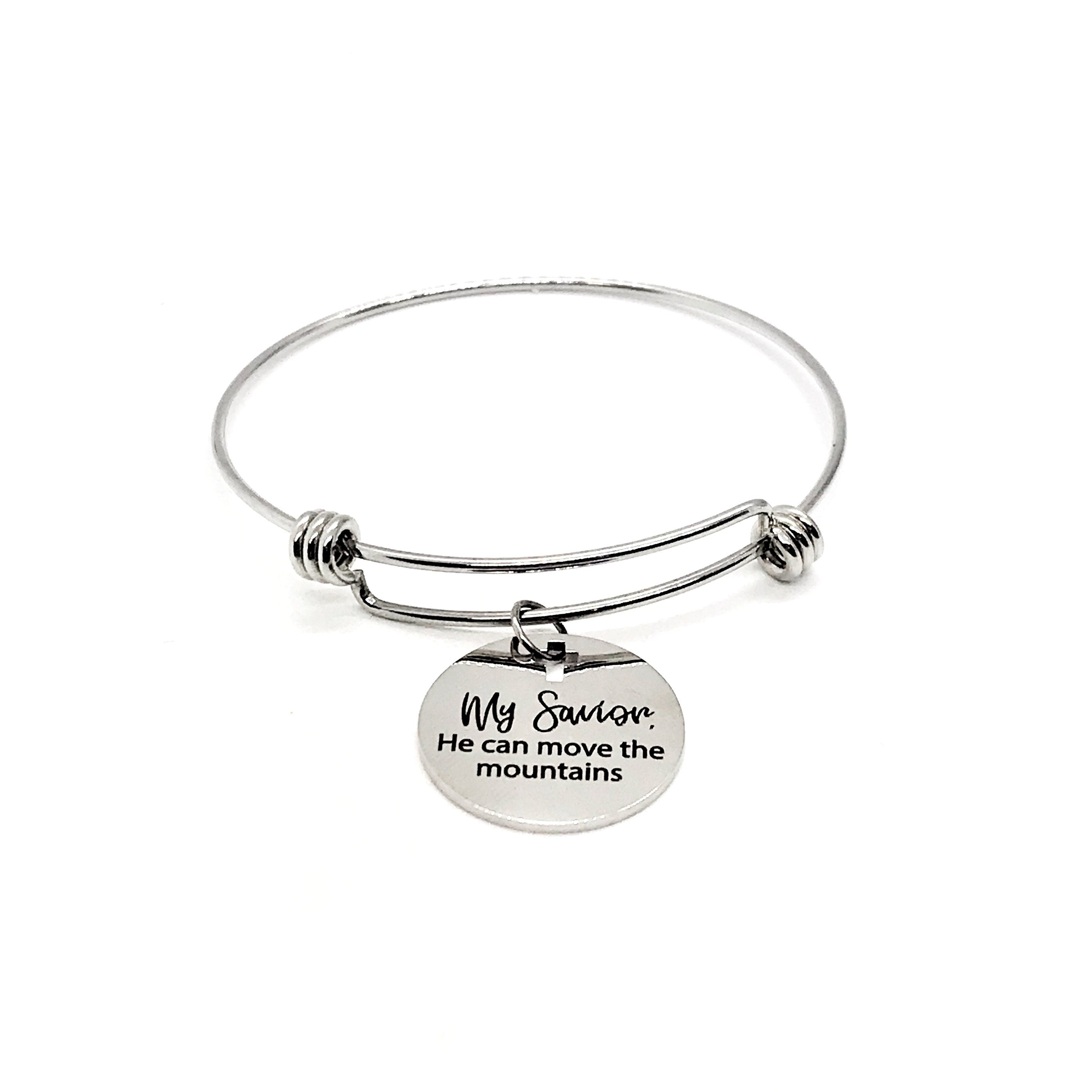 Faith Gift, My Savior, He Can Move The Mountains, Faith Bracelet, Mustard Seed Faith, Mountain Moving Faith, Faith Jewelry, Christian Gift