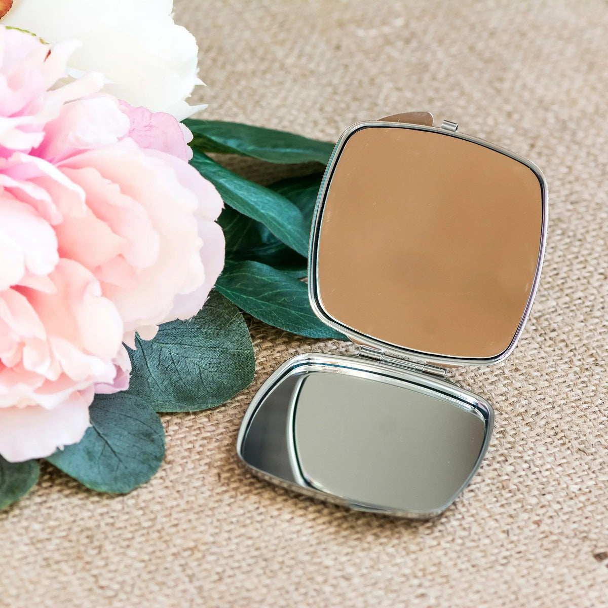 Custom Compact Mirror - Custom Photo Purse Mirror - Custom Logo Gift