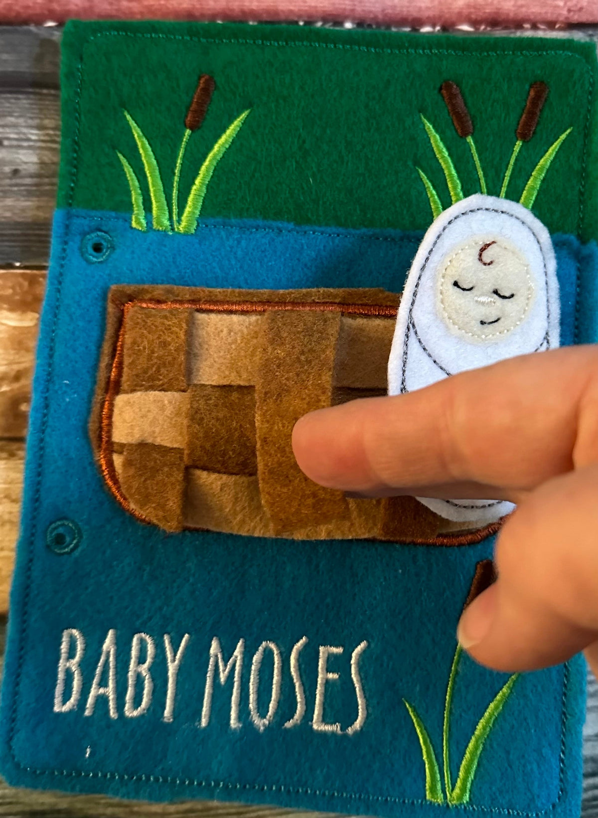 Children's Bible Quiet Book, Interactive Christian Learning Toy,
Baptism Birthday Easter Gift