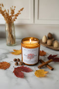 Harvest Spice Fall Beeswax Candle | Organic Essential Oil Infused