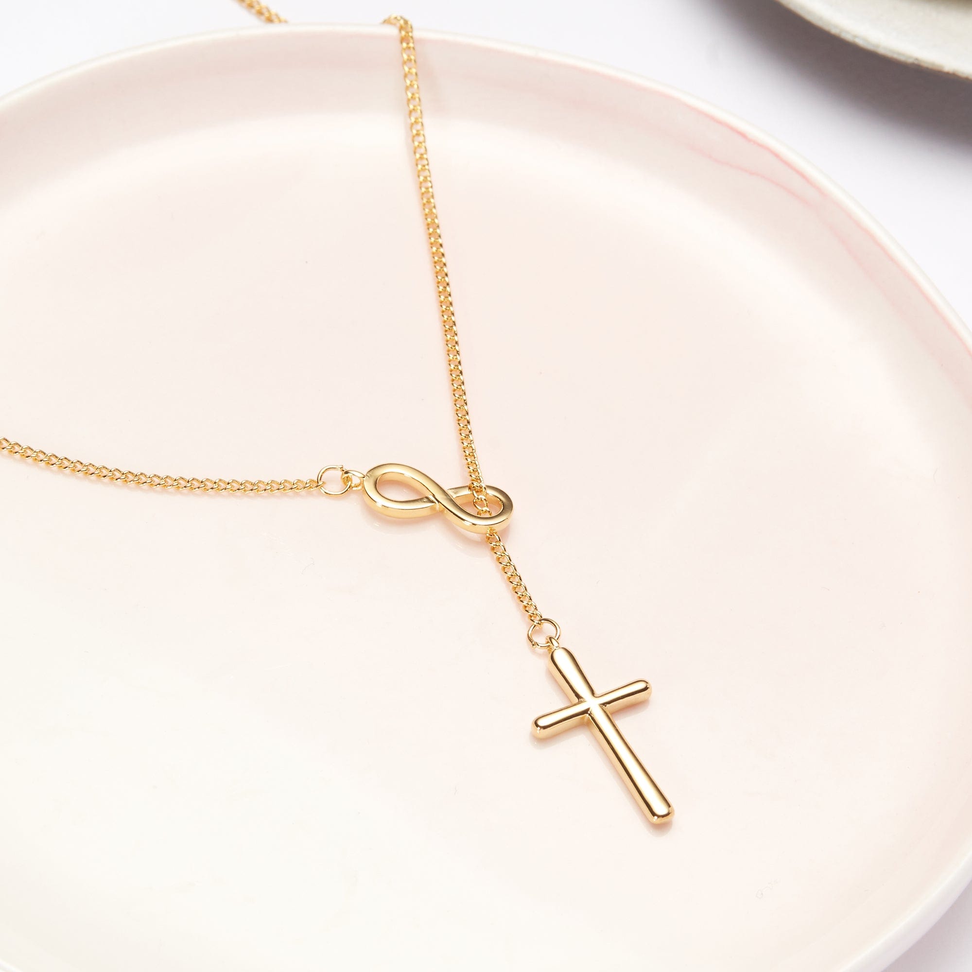 Infinity Cross Necklace