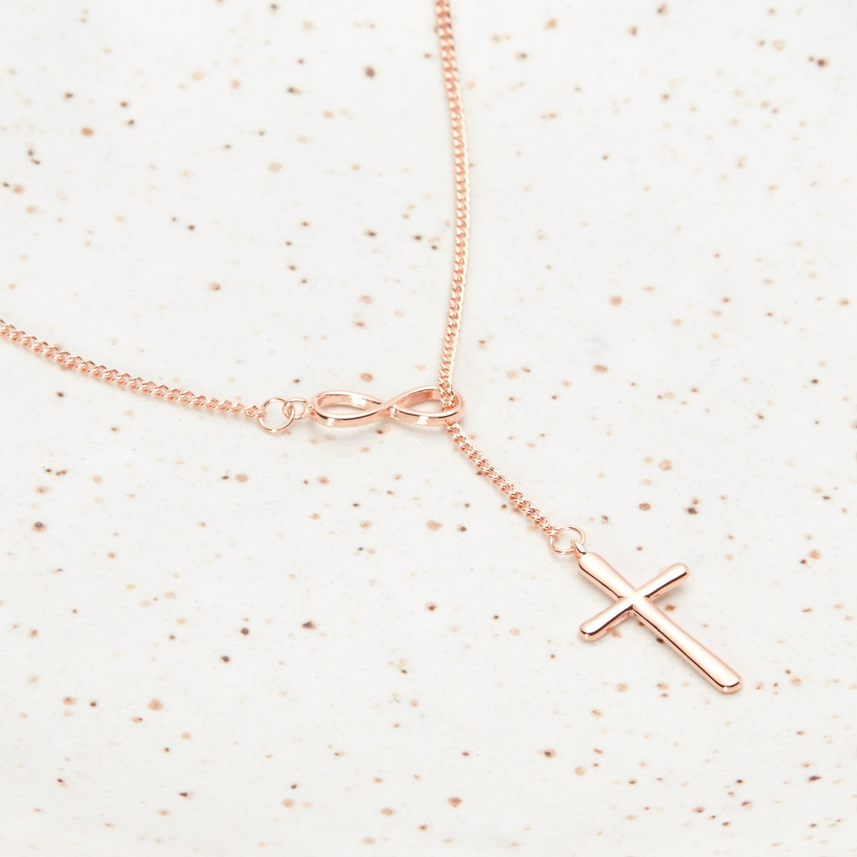 Infinity Cross Necklace