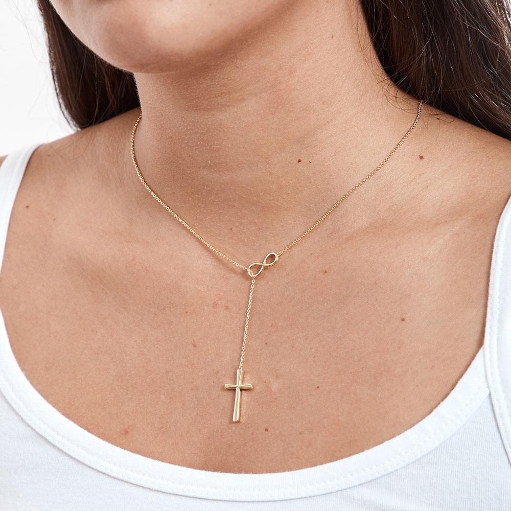 Infinity Cross Necklace