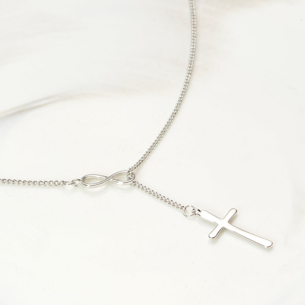 Infinity Cross Necklace