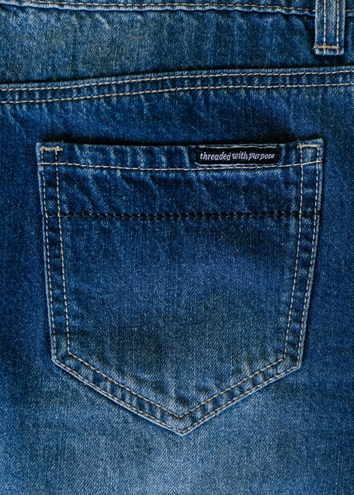 Jennifer A-Line Long Denim Skirt