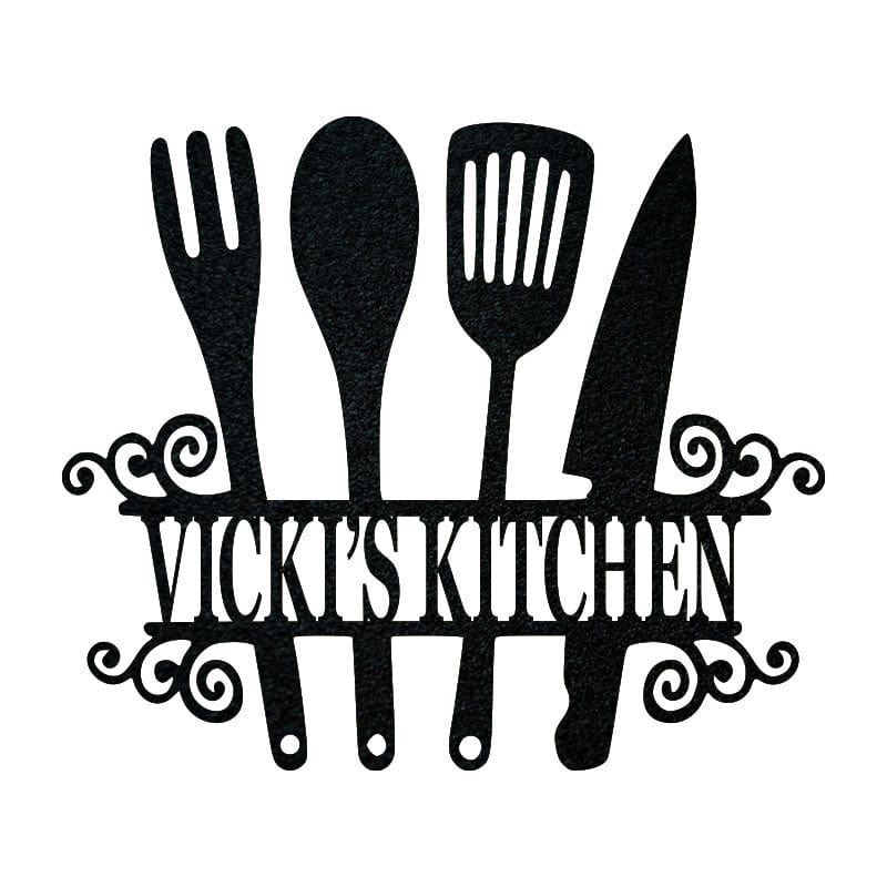 Kitchen Sign - Personalized Metal Sign