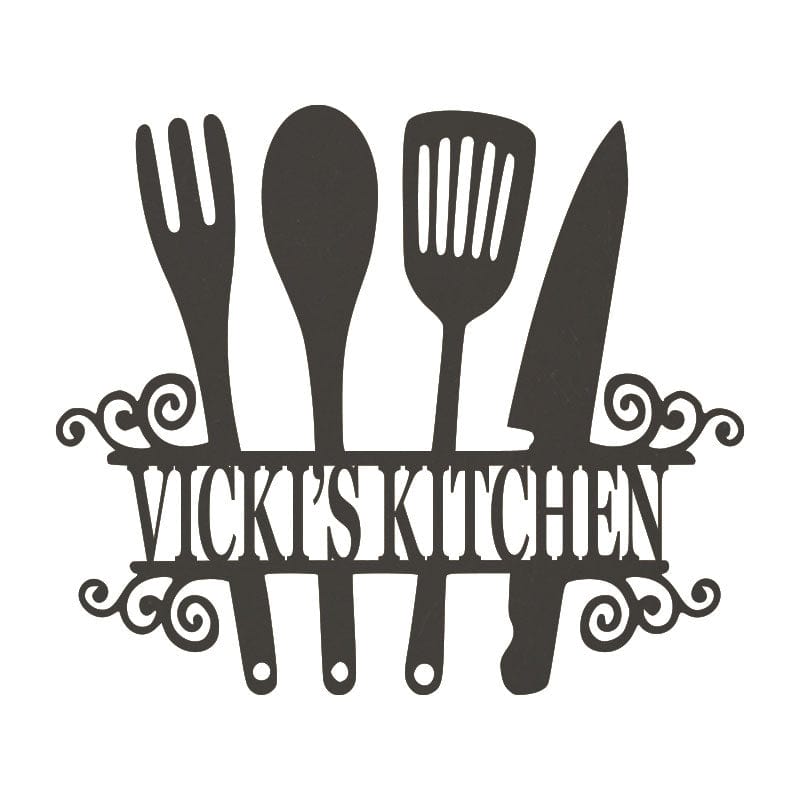 Kitchen Sign - Personalized Metal Sign