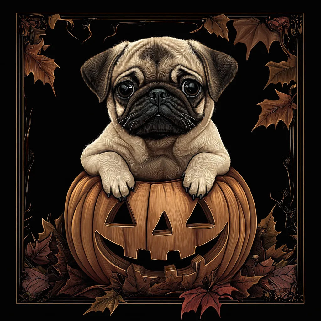 ‘Happy Halloween’ Series Texture Portrait-Night
