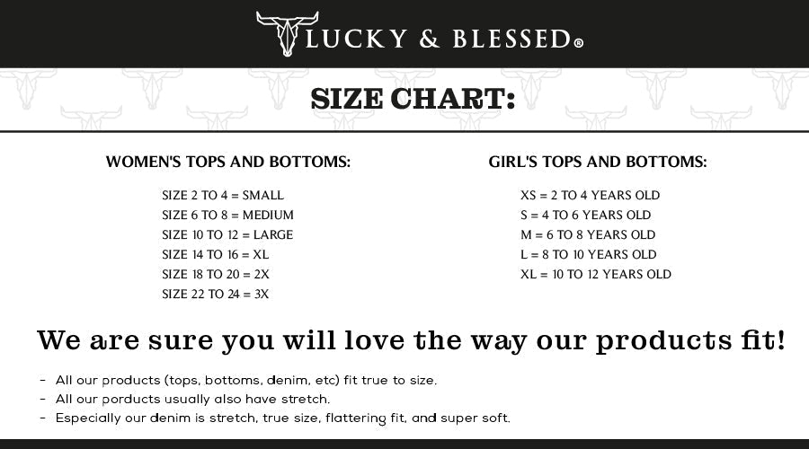 LUCKY & BLESSED Mid Wash Stretch Denim Pearl Snap Western Shirt — Bold Contrast Boot-Stitch Embroidery (Long Sleeve)