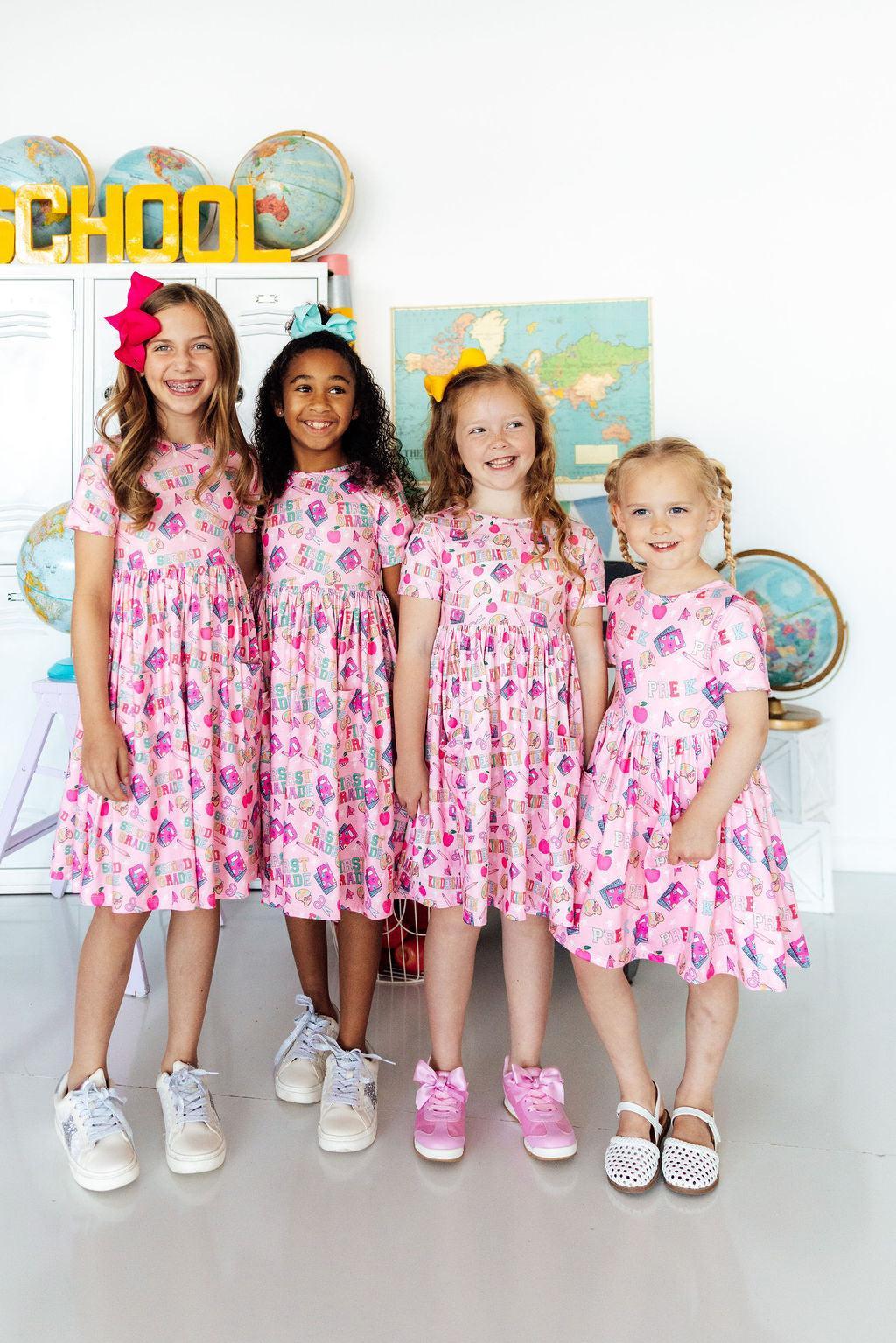 Pre-K S/S Pocket Twirl Dress