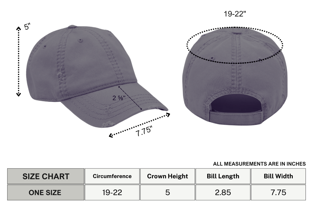 Rock On Skeleton Distressed Dad Hat