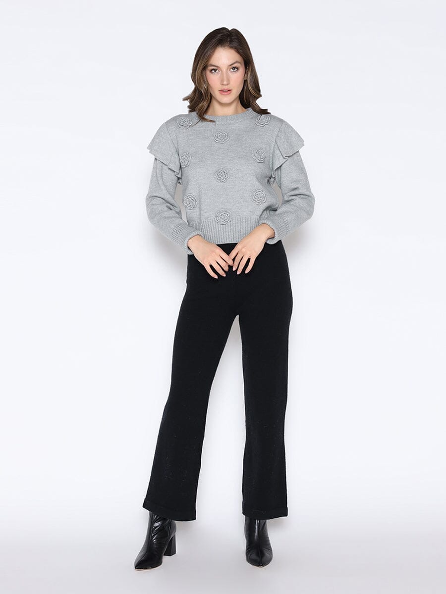 Rose Crochet Pullover Sweater