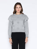 Rose Crochet Pullover Sweater