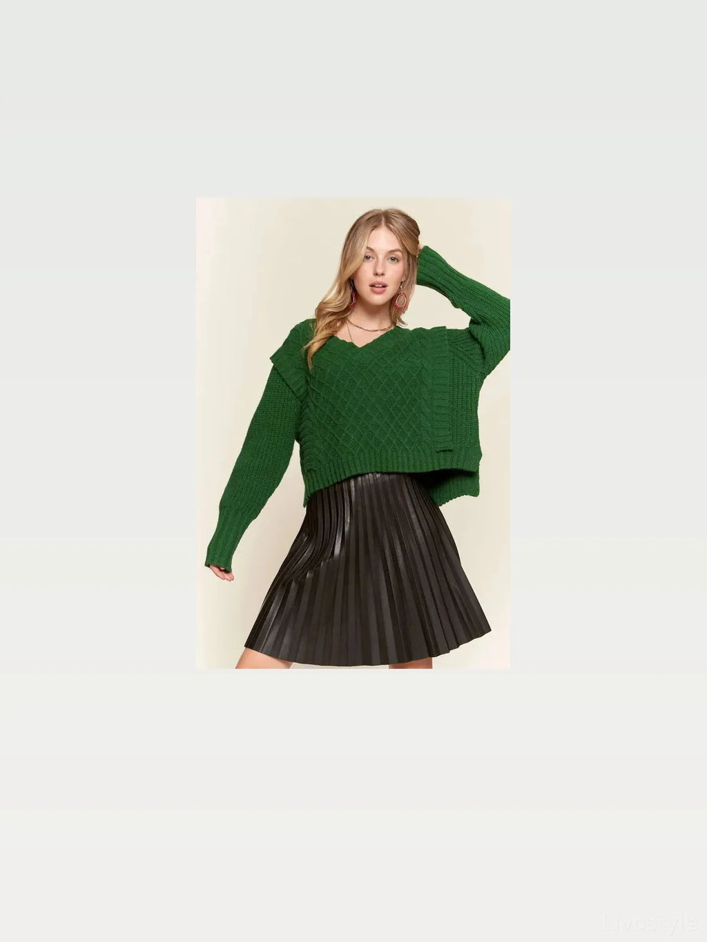Cozy Ruffle Detail Sweater for Ultimate Comfort