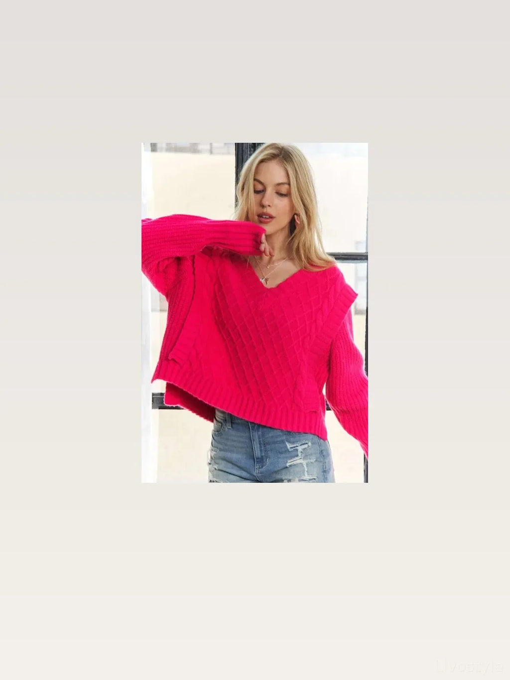 Ultra-Soft, Versatile Sweater with Chic Ruffle Detail