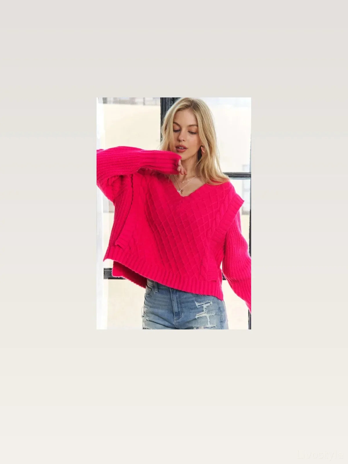 Ultra-Soft, Versatile Sweater with Chic Ruffle Detail
