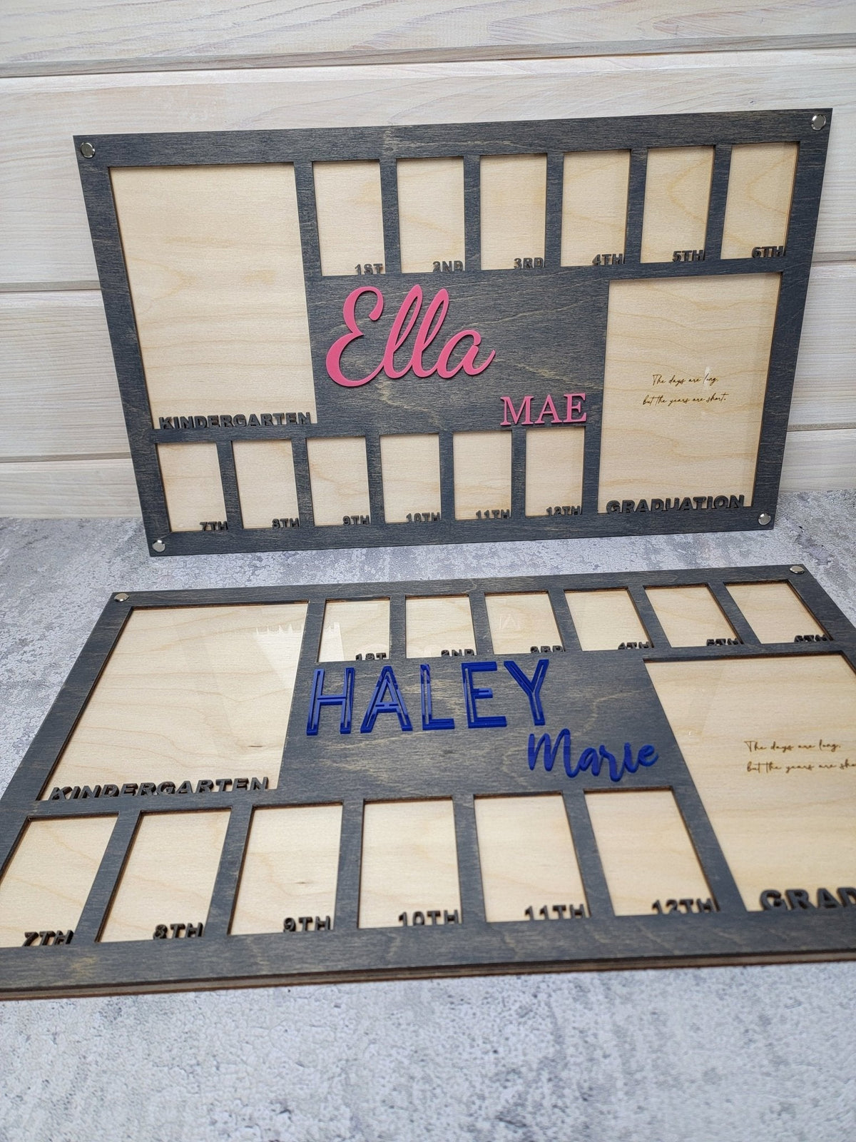 School Years Photo Frame | Kindergarten or Pre K to Graduation Picture Frame