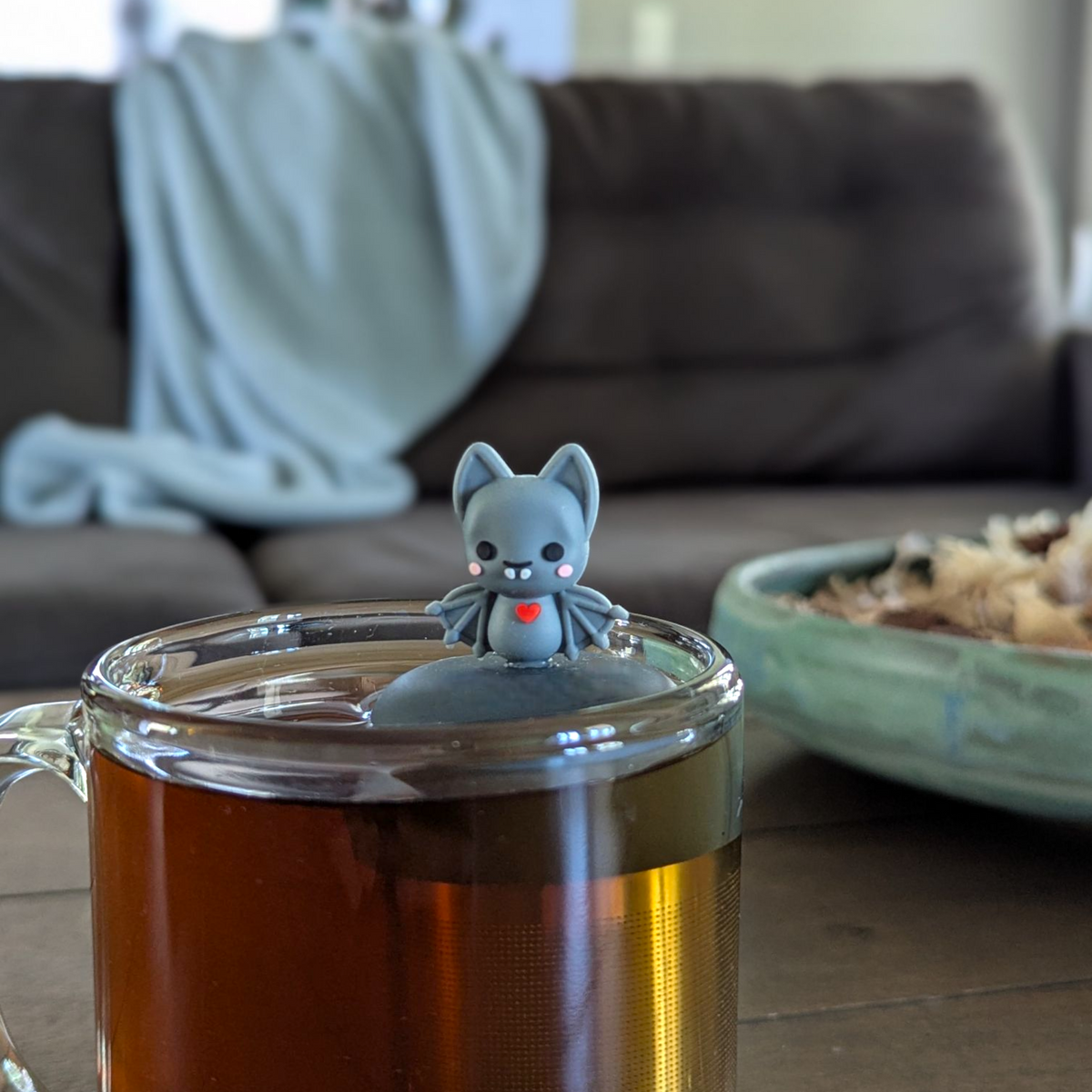 Floating Vampire Bat Tea Infuser - Cute Animal Tea Infuser for Loose Leaf Tea