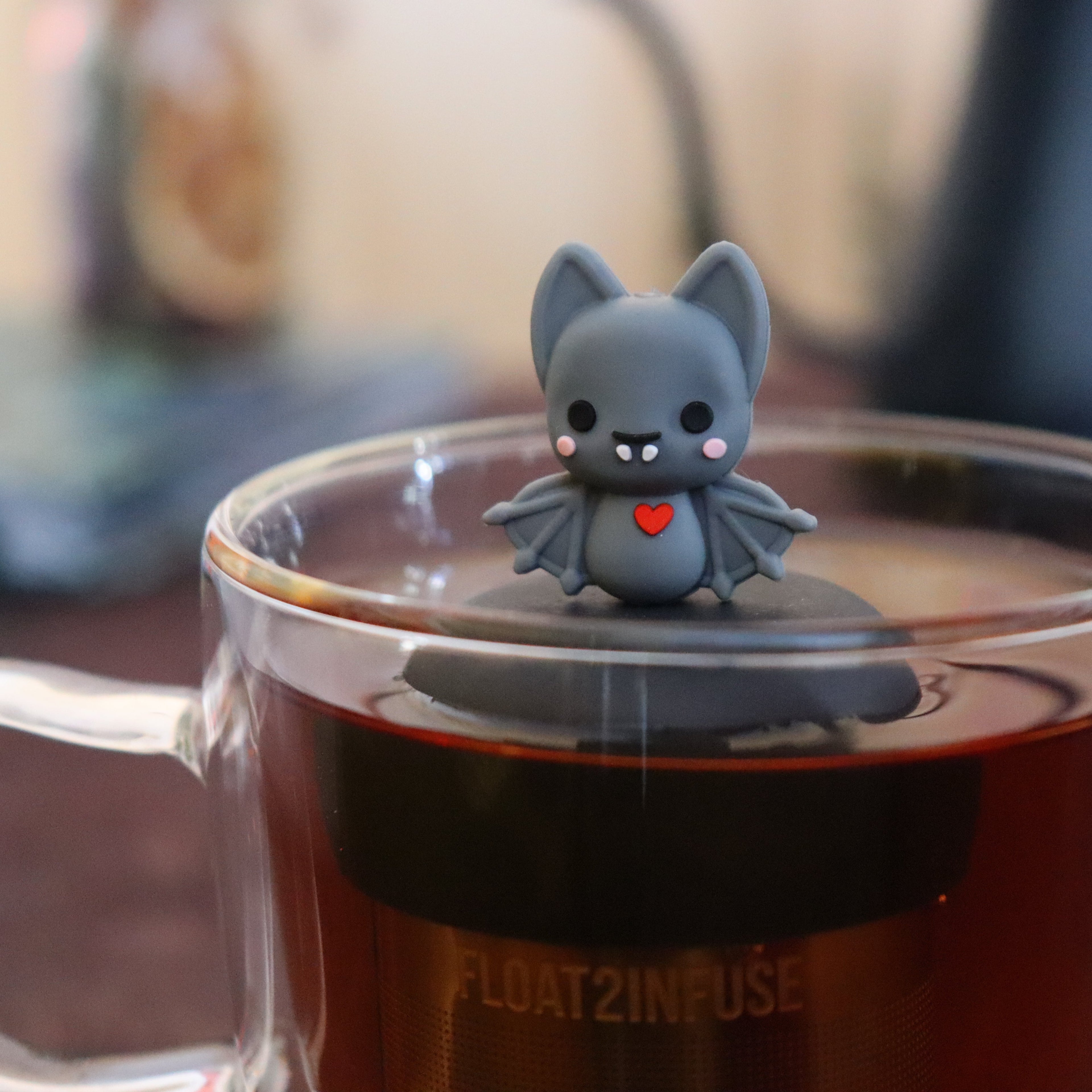 Floating Vampire Bat Tea Infuser - Cute Animal Tea Infuser for Loose Leaf Tea