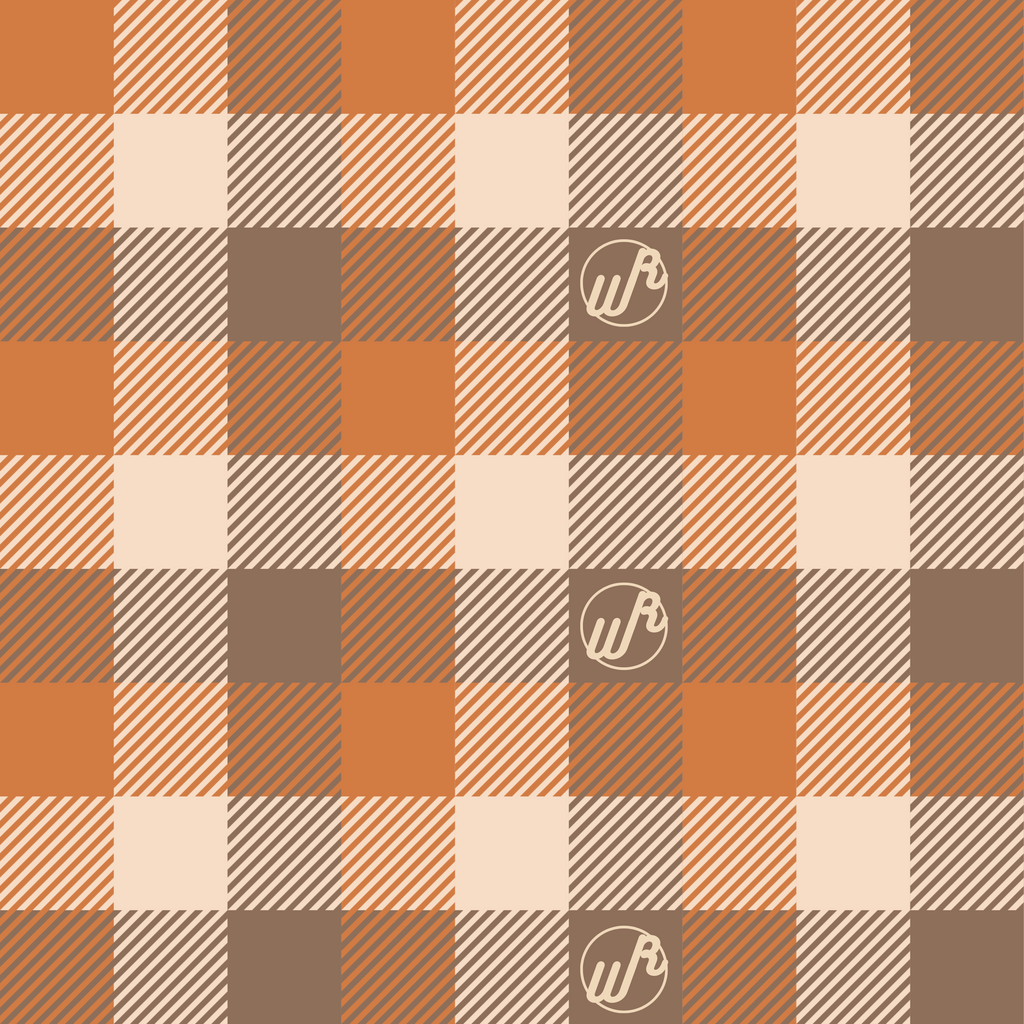 Plaid Pumpkin Fall Headband