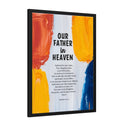 Wall Decor Giclee Poster Art Print - our Father Bible Verse - Abstract Artwork