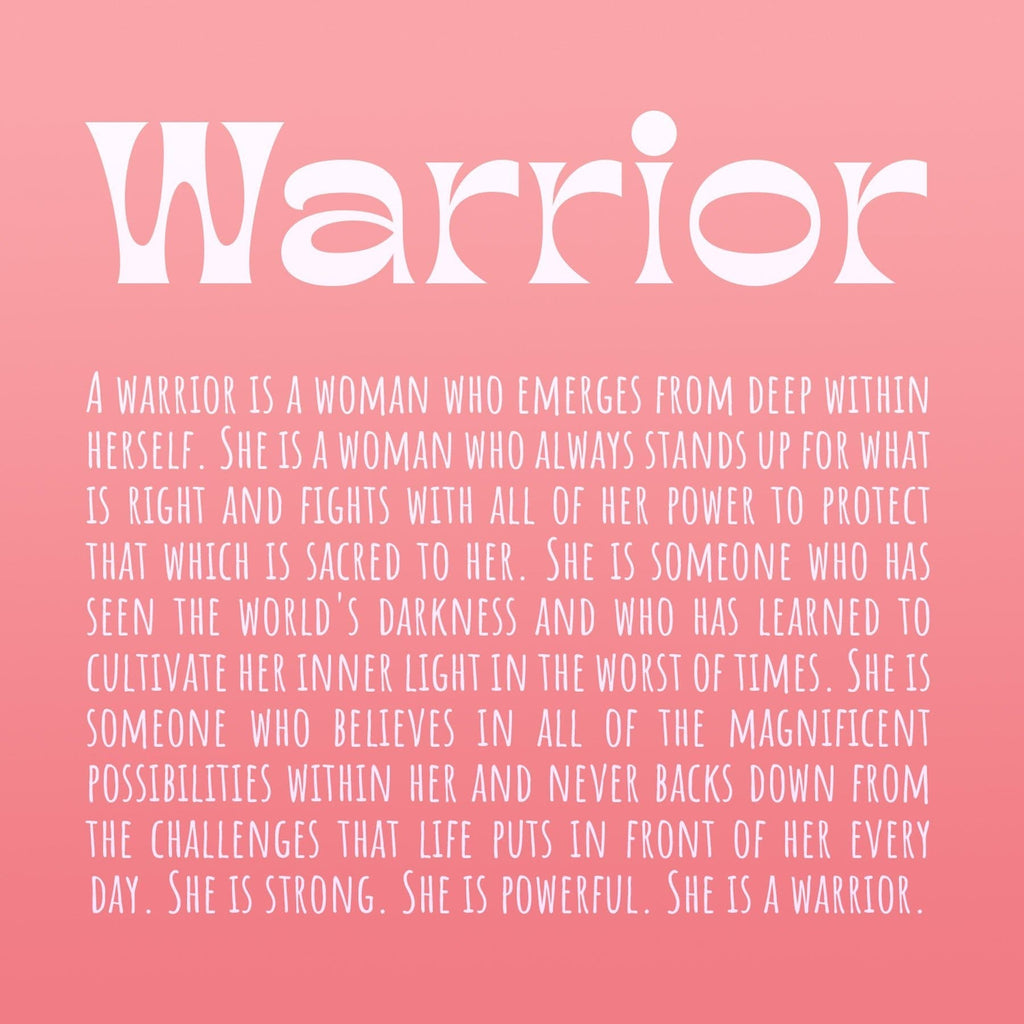 Warrior Double Circle Necklace Spa Gift Box Set
