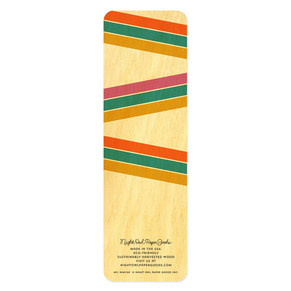 Read Every Day Wood Bookmark