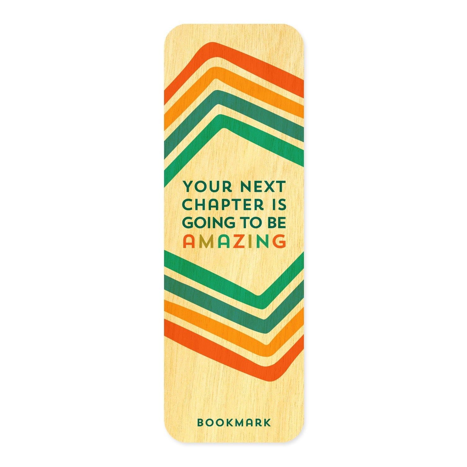 Amazing Chapter Mini Wood Bookmark