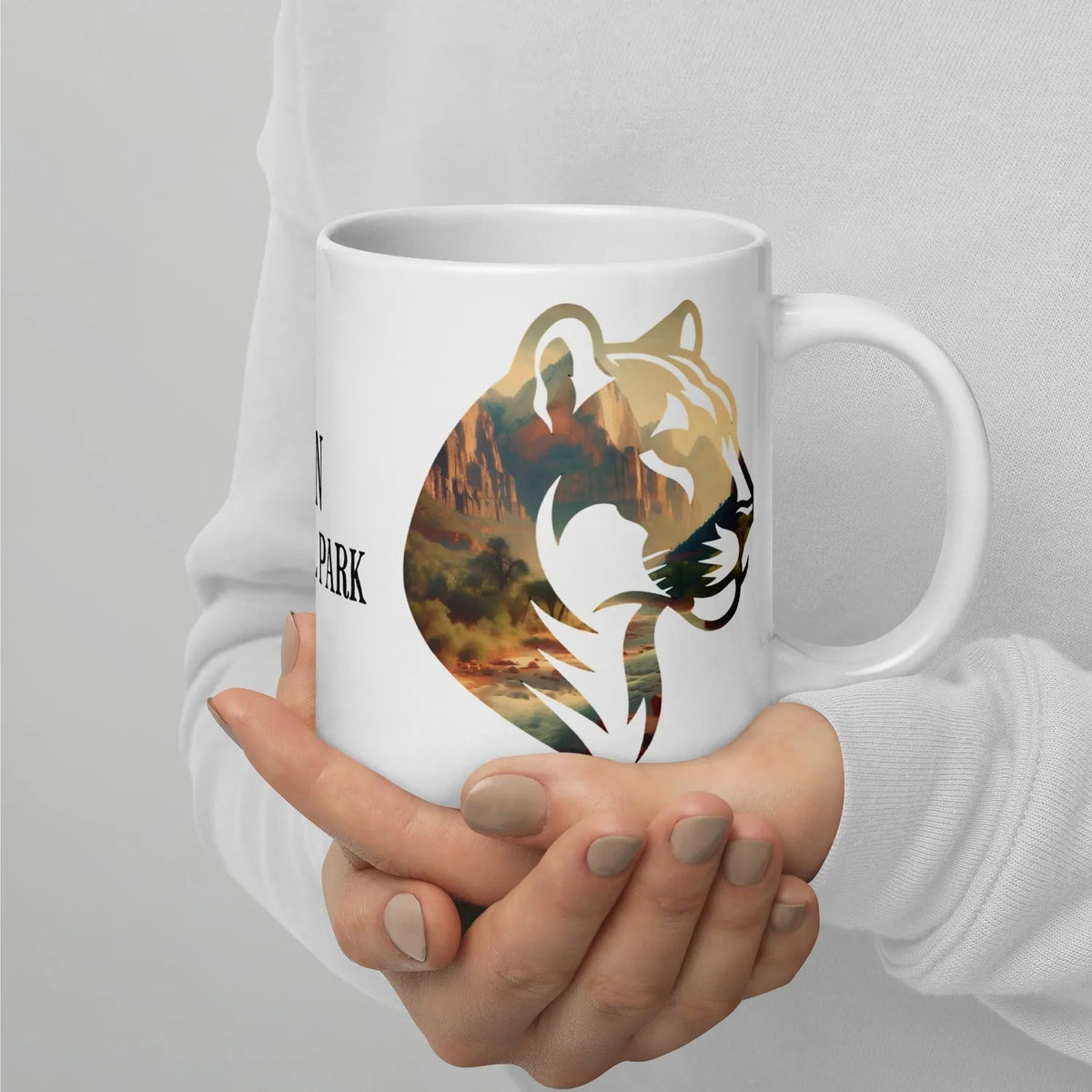 Zion Park Mountain Lion Mug